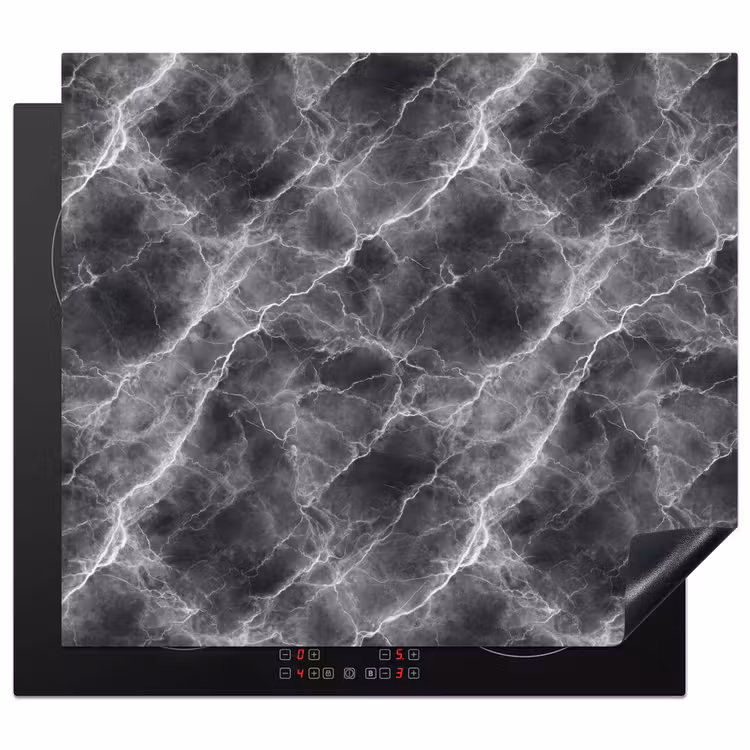 Protector de inducción - Gris oscuro - Rayo - Mármol — 1