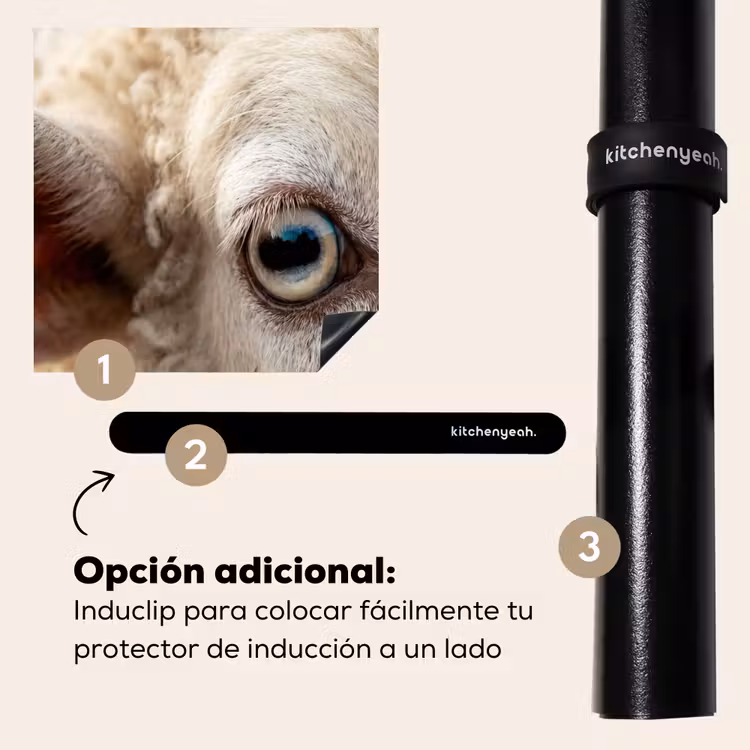 Protector de inducción - Oveja - Ojo - Blanco — 8