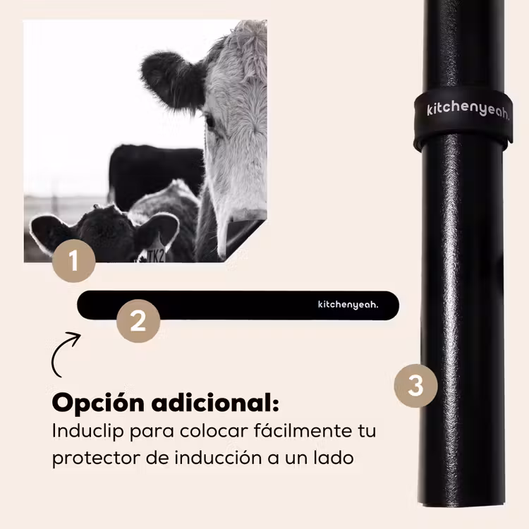 Protector de inducción - Vacas - Blanco y negro — 8