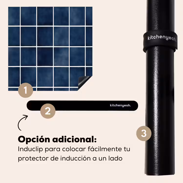 Protector de inducción - Azulejo - Moderno - Azul — 8