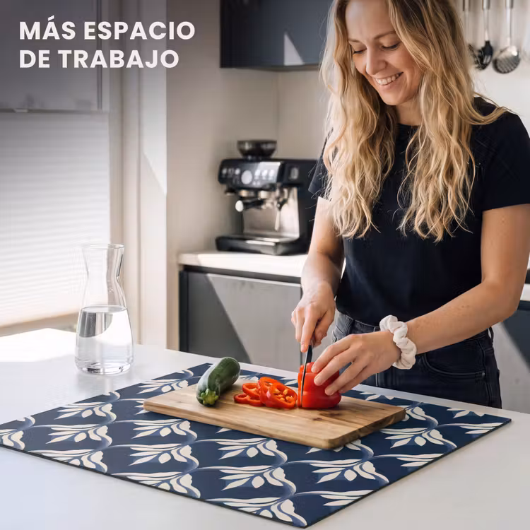 Protector de inducción - Moderno - Diseño - Azul — 5