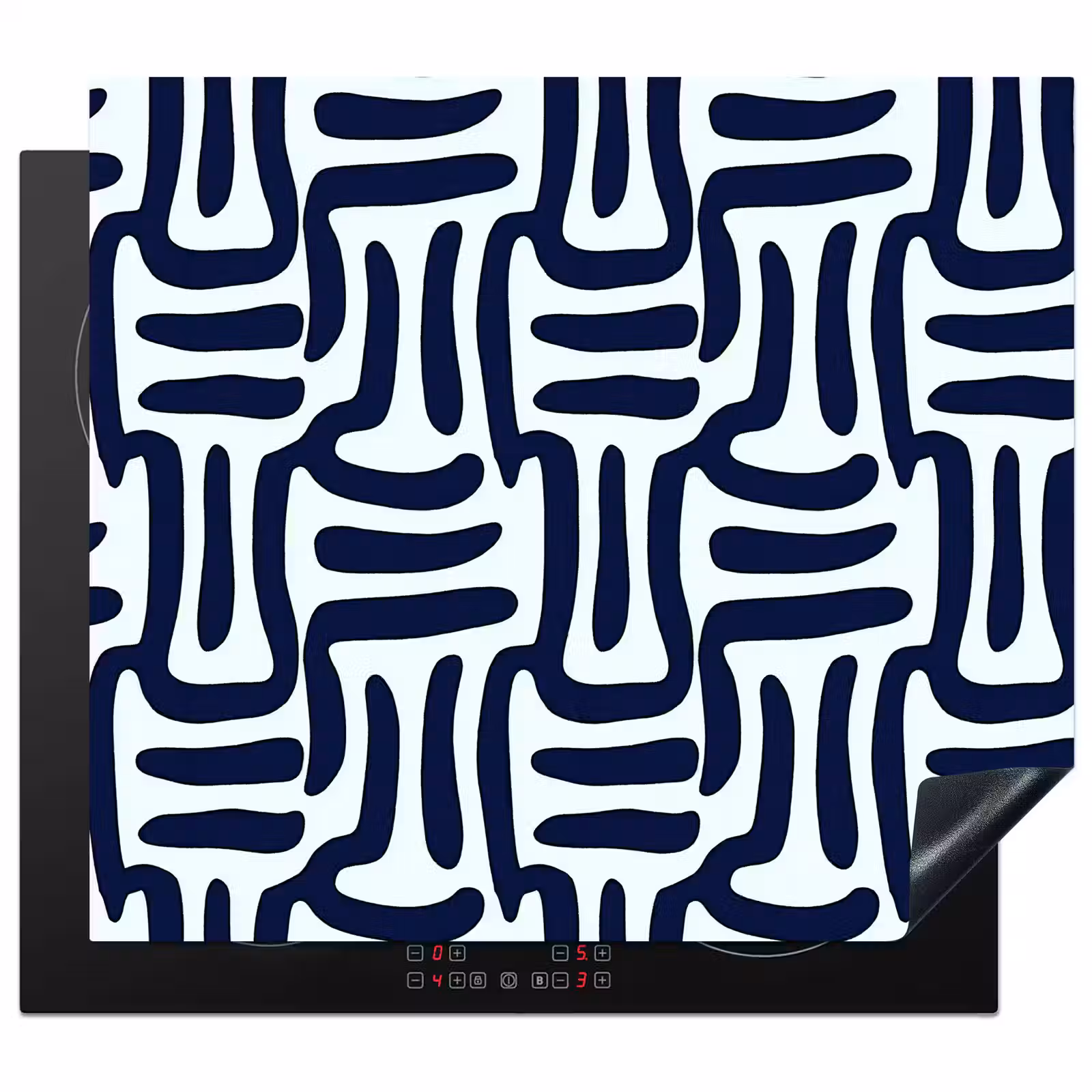 Protector de inducción - Abstracto - Moderno - Azul — 1