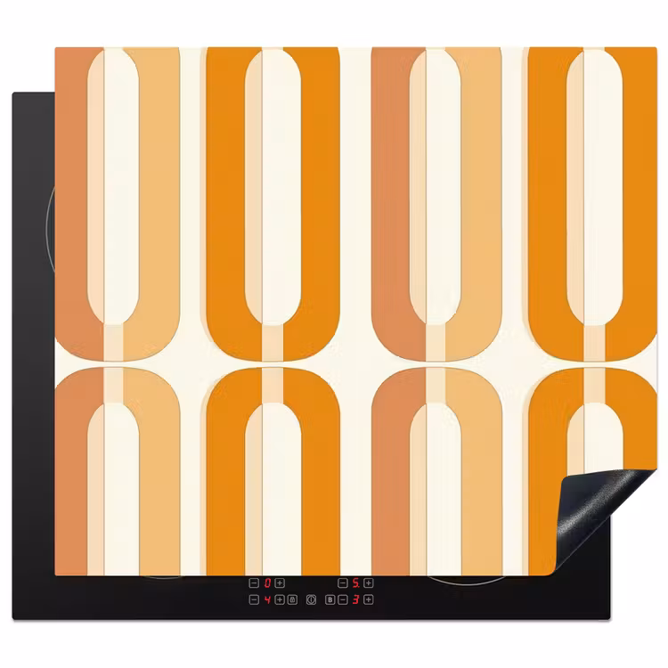 Protector de inducción - En forma de U - Retro - Naranja — 1