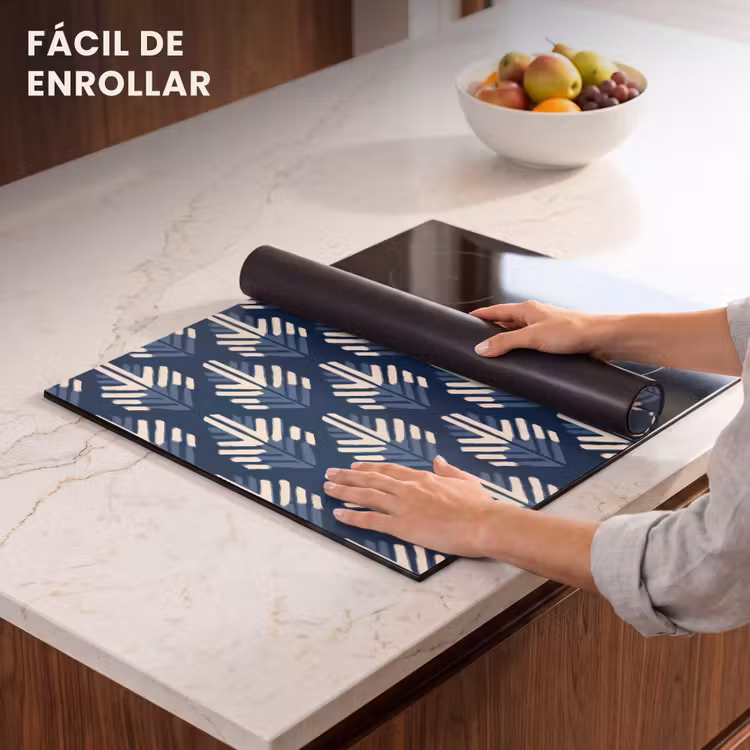 Protector de inducción - Moderno - Estampado - Azul — 7