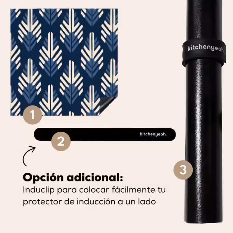 Protector de inducción - Moderno - Estampado - Azul — 8