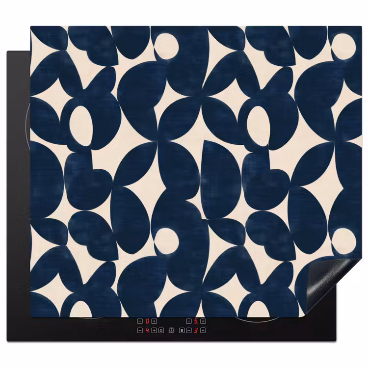 Protector de inducción - Moderno - Geométrico - Azul — 1