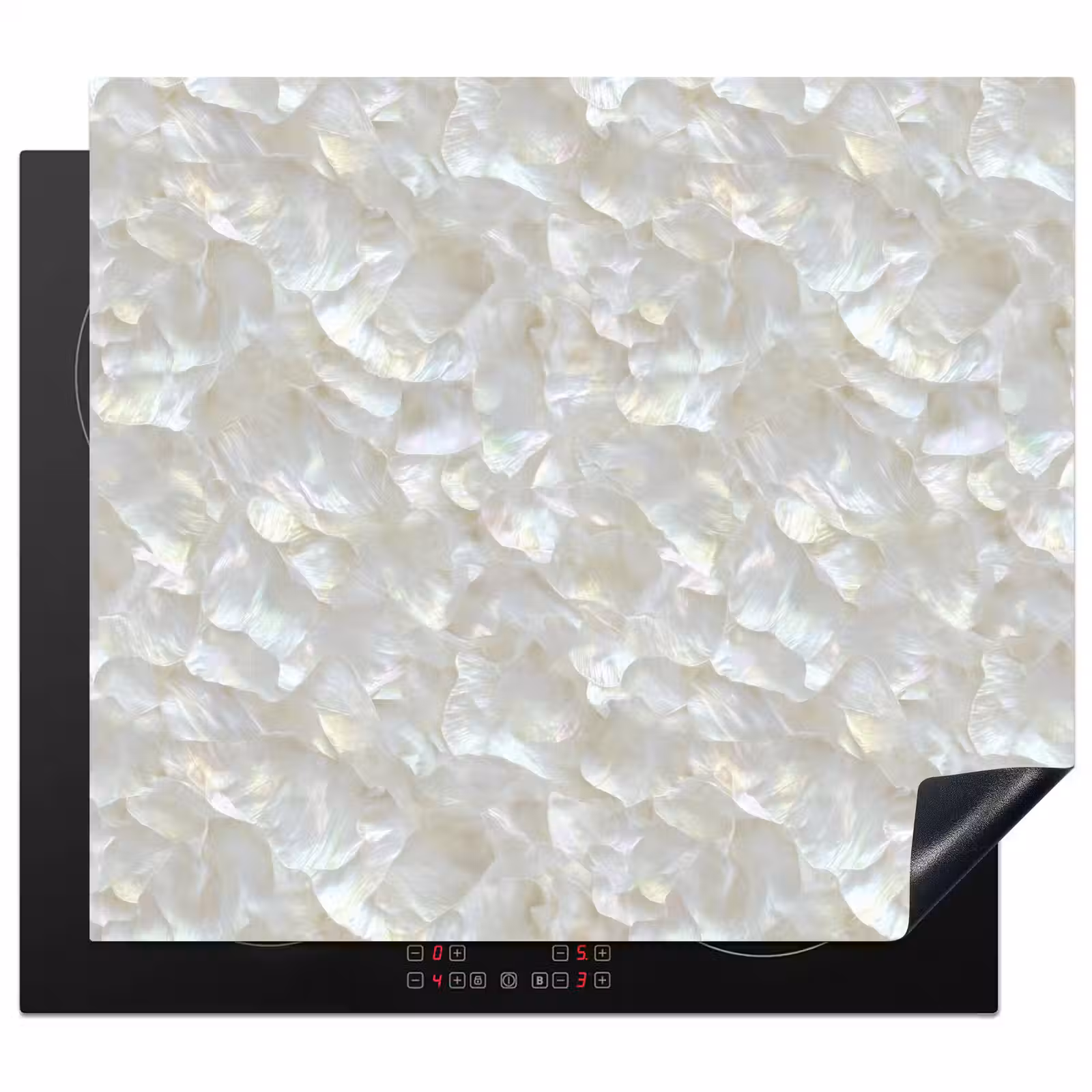 Protector de inducción - Perla brillo - Blanco - Concha — 1