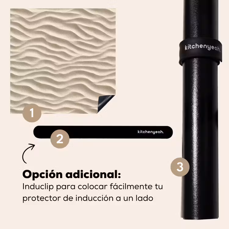 Protector de inducción - Arena - Olas - Beige — 8