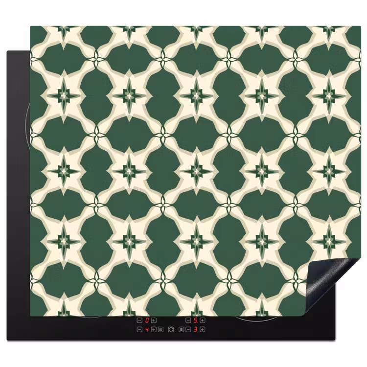 Protector de inducción - Azulejos - Classic - Verde — 1