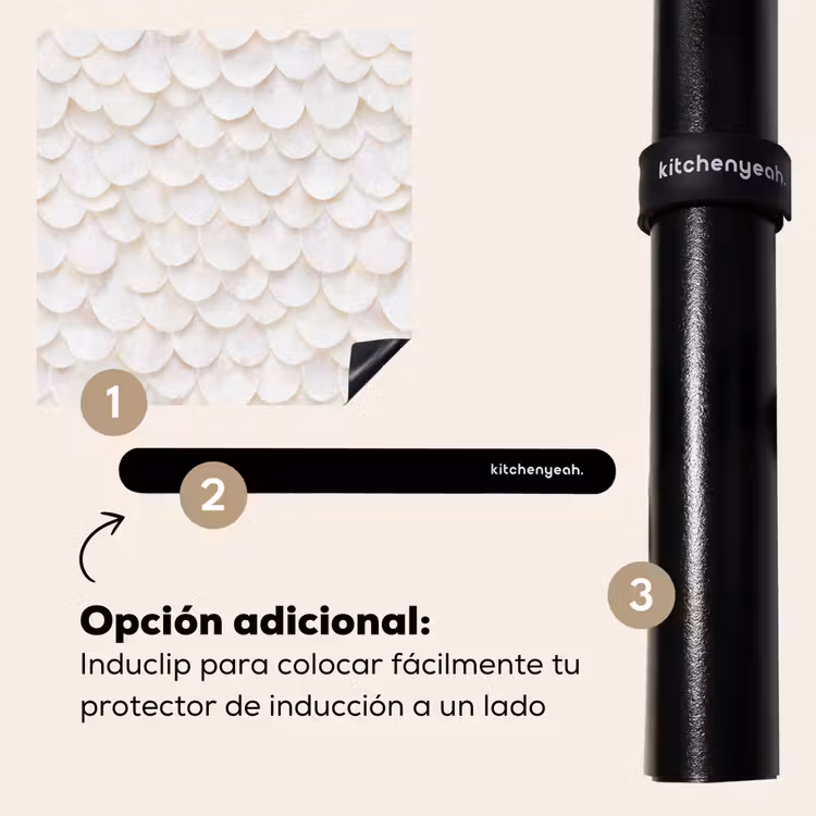 Protector de inducción - Balanza - Blanca - Elegante — 8