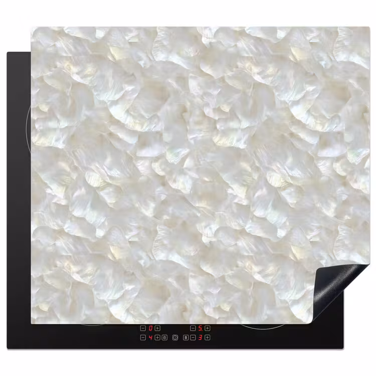 Protector de inducción - Perla brillo - Blanco - Concha — 1