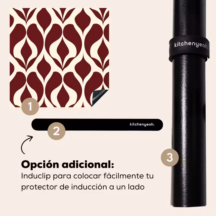 Protector de inducción - Rojo - Gota - Gráfico — 8