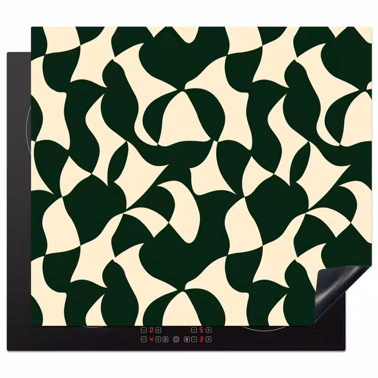 Protector de inducción - Verde - Superficies ecológicas - Crema — 1