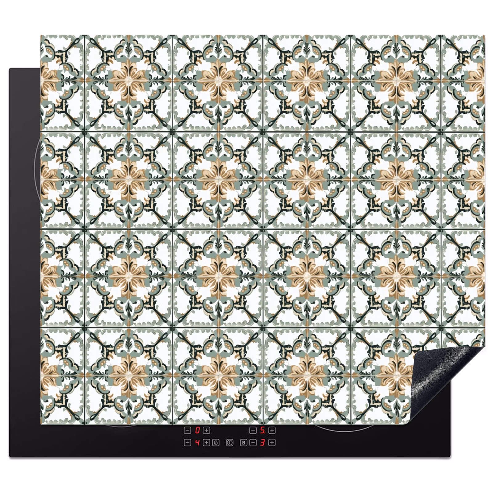 Protector de inducción - Floral - Envejecido - Colorido — 1