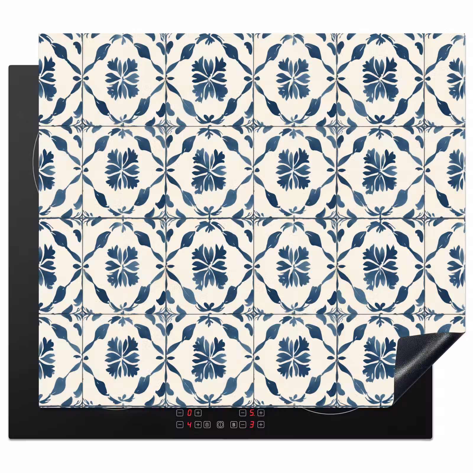Protector de inducción - Gráfico - Azulejos - Azul — 1