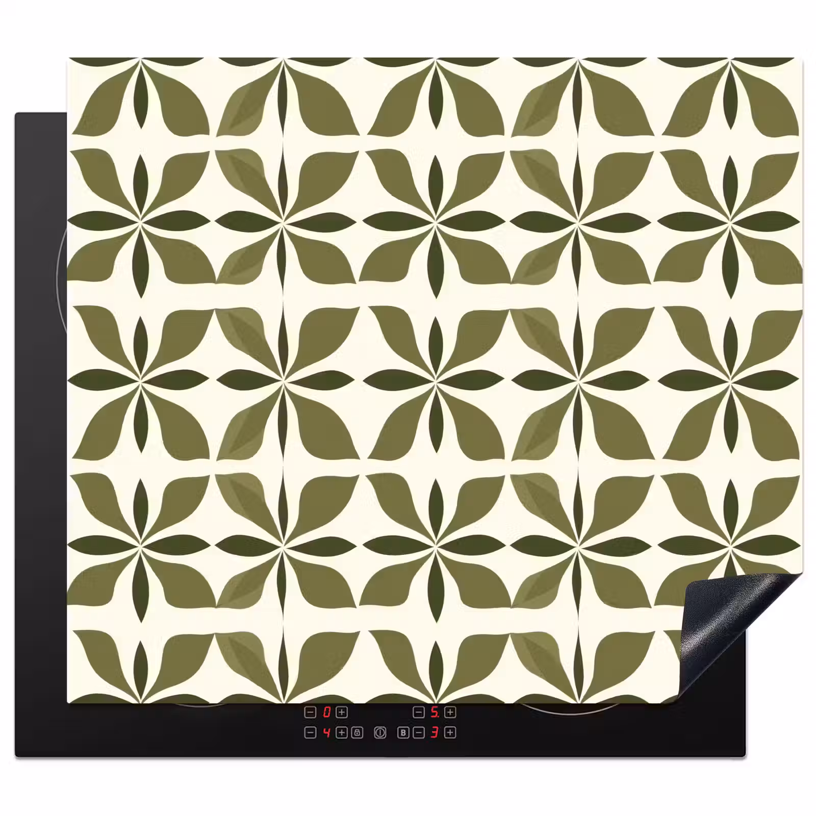 Protector de inducción - Botánico - Retro - Verde — 1