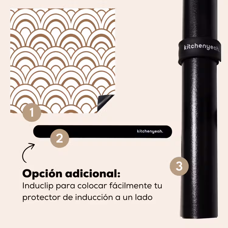 Protector de inducción - Clásico - Motivo - Terracota — 8