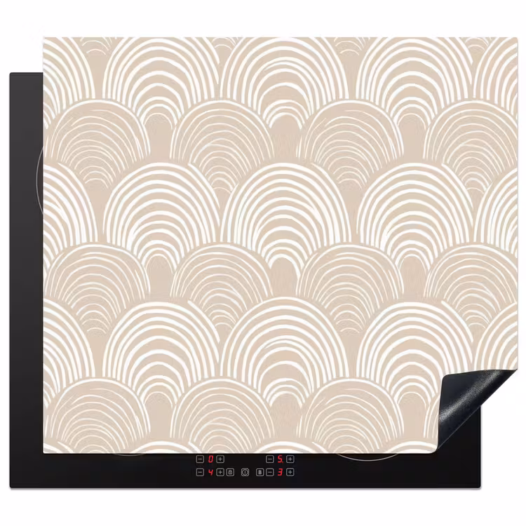 Protector de inducción - Ondas - Textura - Beige — 1