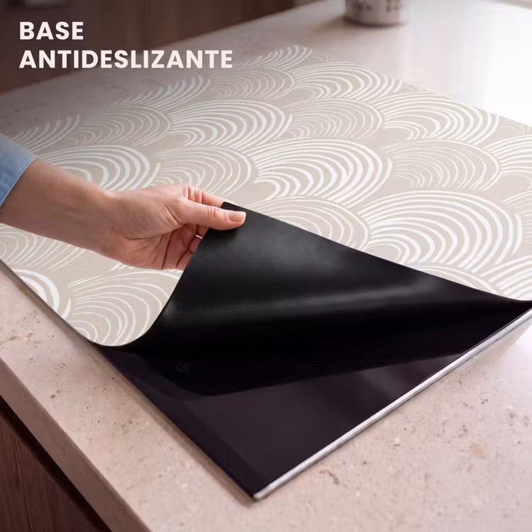 Protector de inducción - Ondas - Textura - Beige — 6