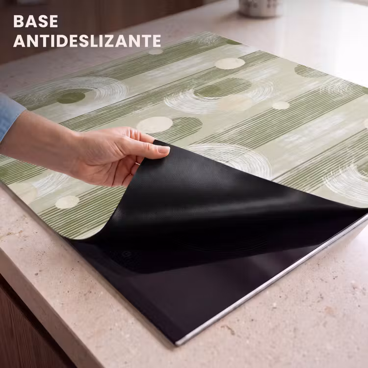Protector de inducción - Artístico - Moderno - Verde — 6