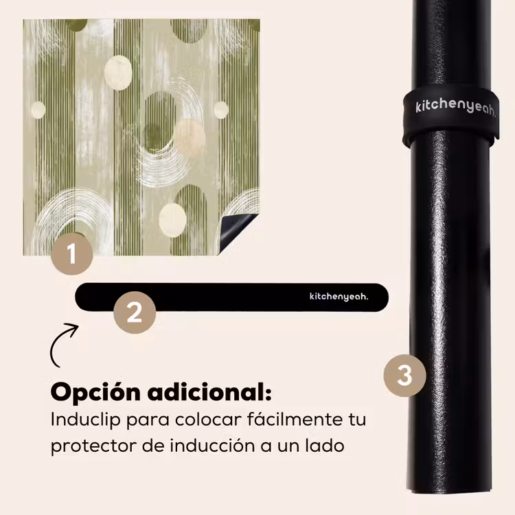 Protector de inducción - Artístico - Moderno - Verde — 8