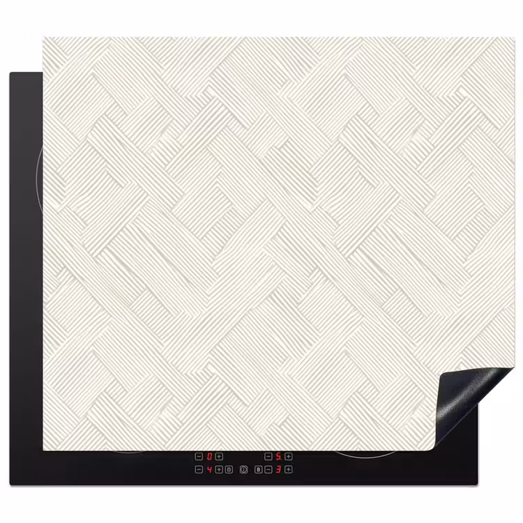Protector de inducción - Textura - Abstracto - Beige — 1