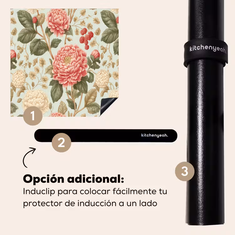 Protector de inducción - Clásico - Botánico - Multicolor — 8
