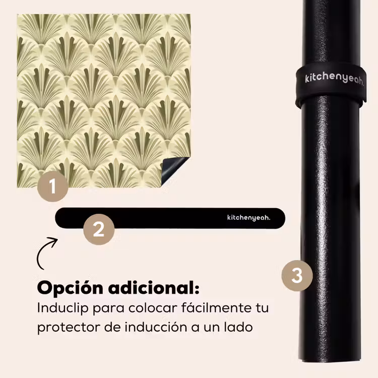 Protector de inducción - Clásico - Abanico - Verde — 8