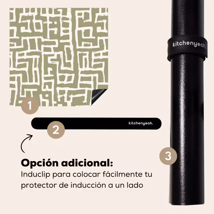 Protector de inducción - Gráfico - Patrón - Verde — 8