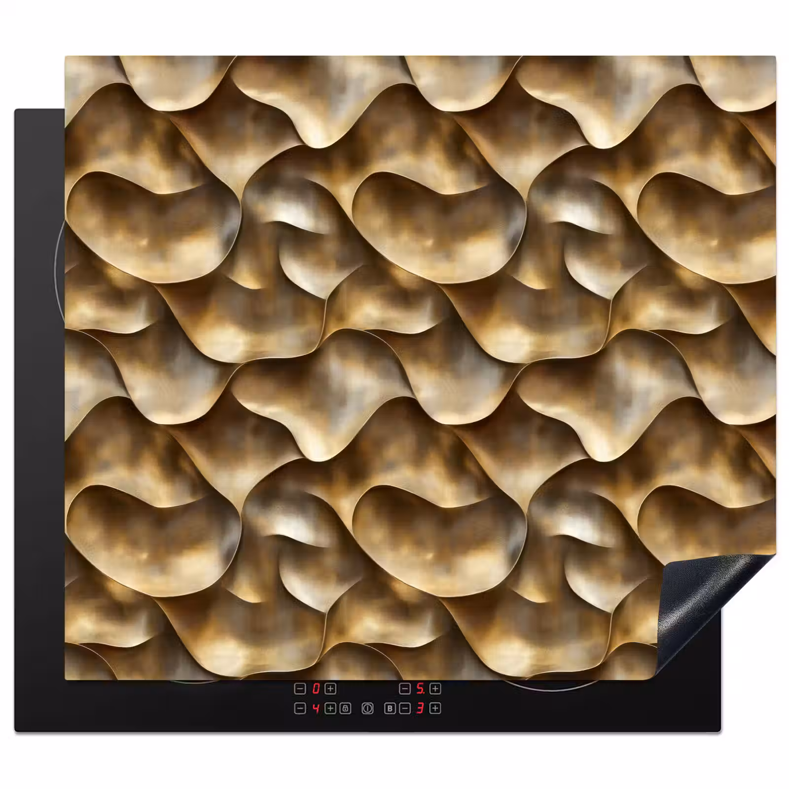 Protector de inducción - Abstracto - Antiguo - Oro — 1