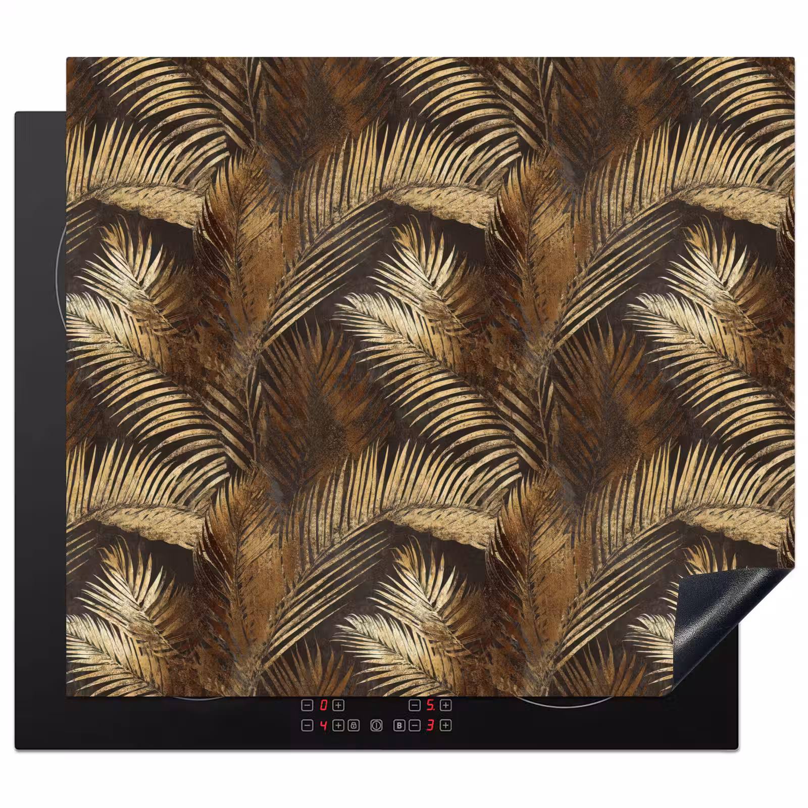 Protector de inducción - Tropical - Hojas - Oro — 1