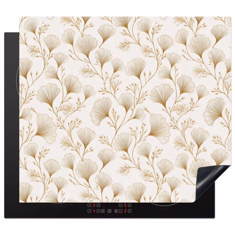 Protector de inducción - Ginkgo - Ramas - Oro — 1