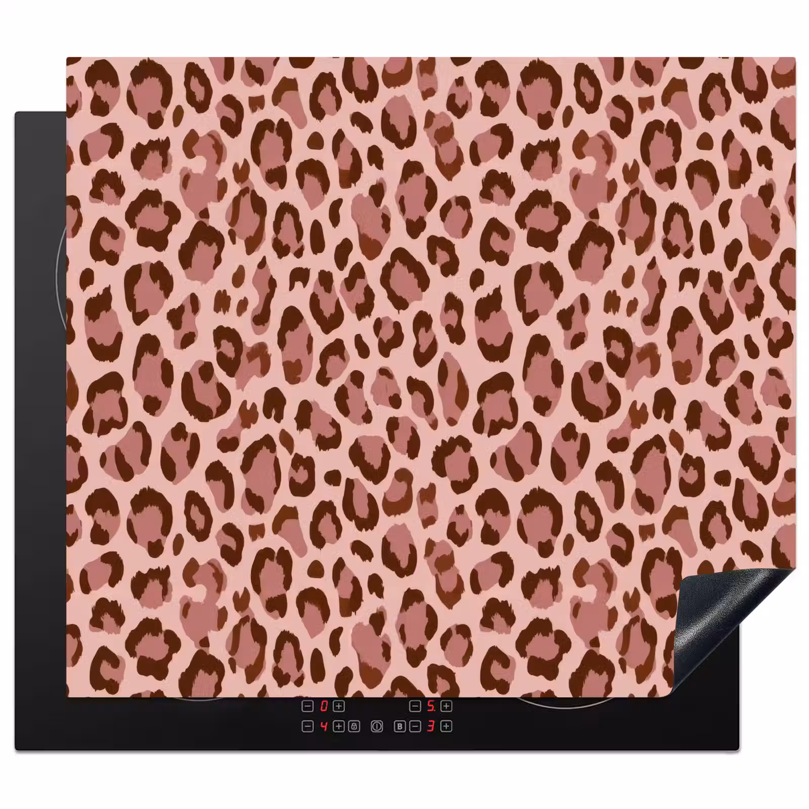 Protector de inducción - Leopardo - Estampado - Rosa — 1