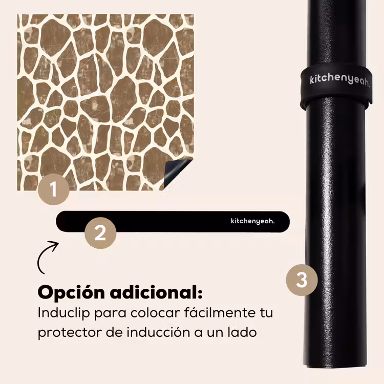 Protector de inducción - Jirafa - Clásica - Marrón — 8