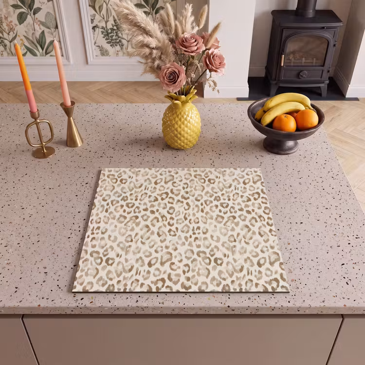 Protector de inducción - Leopardo - Clásico - Beige — 3