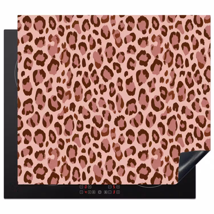 Protector de inducción - Leopardo - Estampado - Rosa — 1