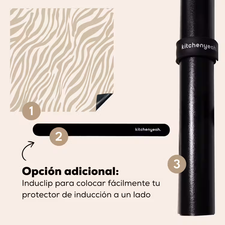 Protector de inducción - Cebra - Estampado - Beige — 8