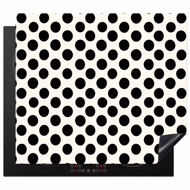 Protector de inducción - Clásico - Lunares - Negro — 1
