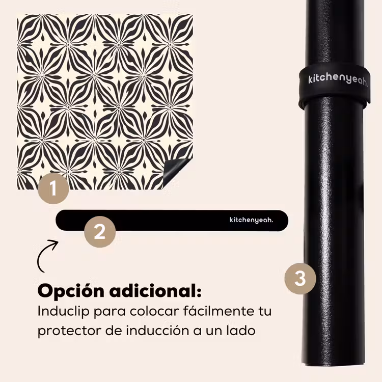 Protector de inducción - Gráfico - Patrón - Negro — 8