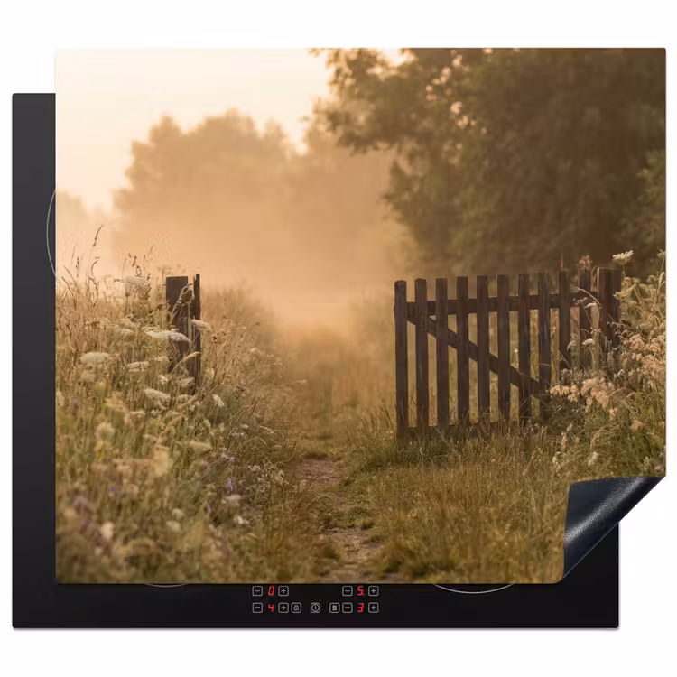 Protector de inducción - Valla - Naturaleza - Niebla - Campo — 1