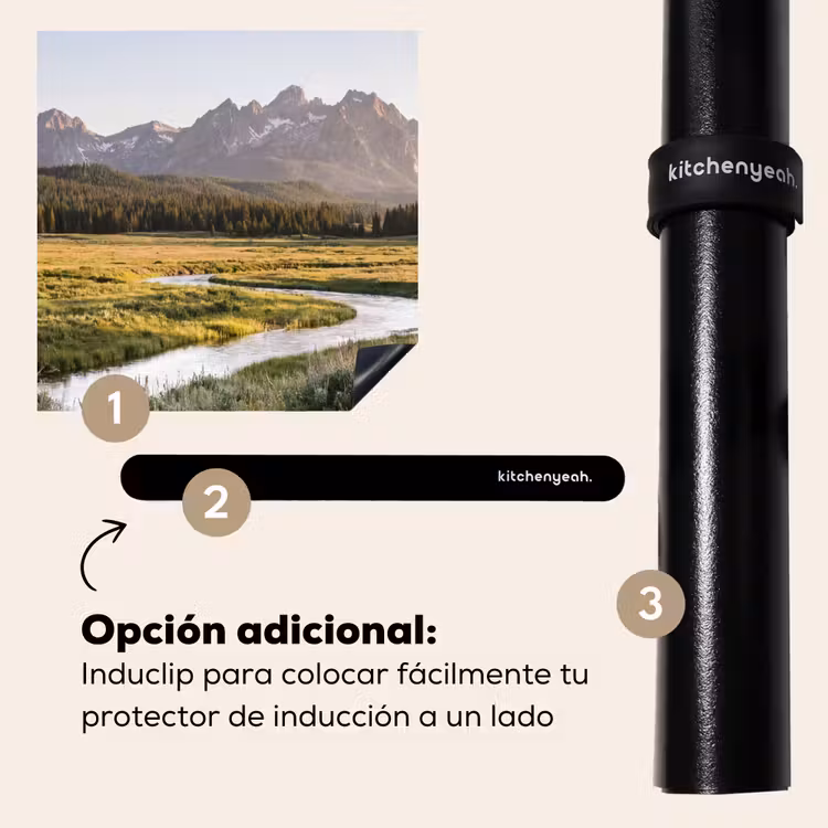 Protector de inducción - Paisaje de montaña - Río - Bosque — 8