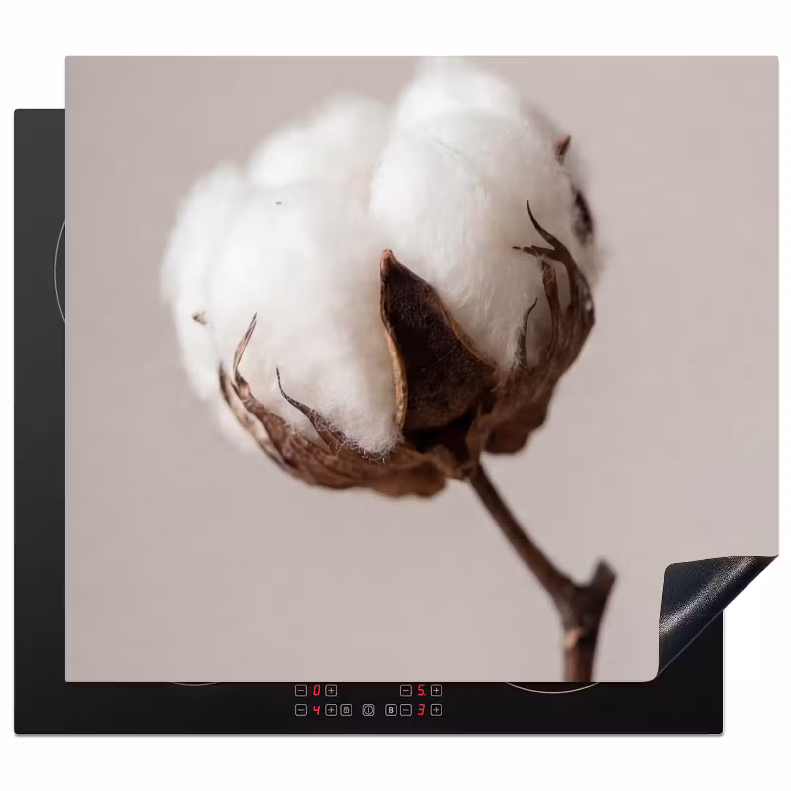 Protector de inducción - Bola de algodón - Minimalista - Blanco — 1
