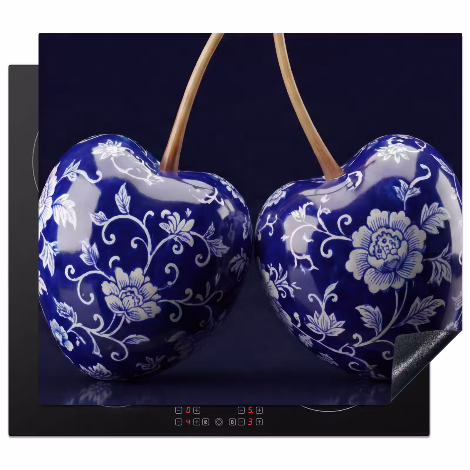 Protector de inducción - Porcelana - Cereza - Delft - Azul — 1