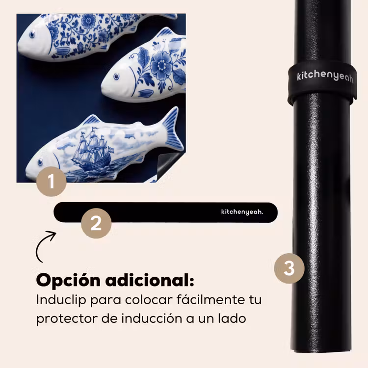 Protector de inducción - Peces - Delftware - Cerámica — 8
