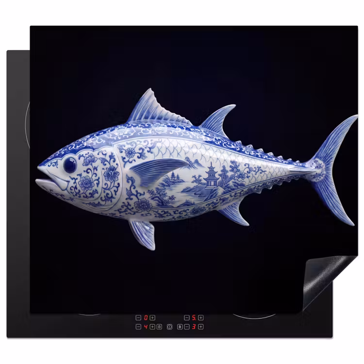 Protector de inducción - Porcelana - Atún - Delftware — 1
