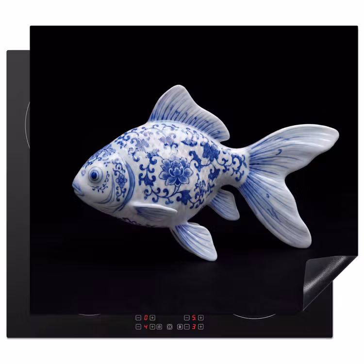 Protector de inducción - Porcelana - Peces dorados - Delftware — 1