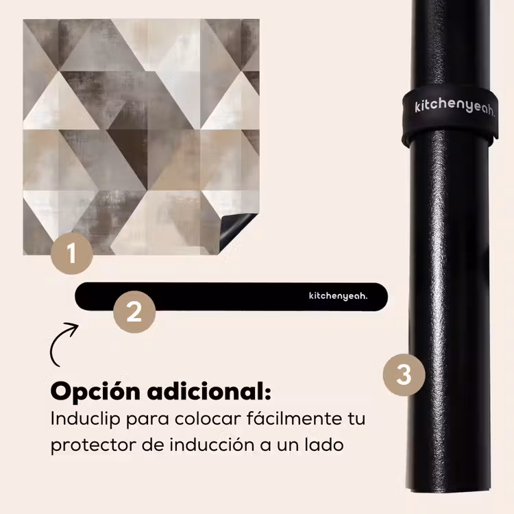 Protector de inducción - Geométrico - Motivo - Tonos tierra — 8