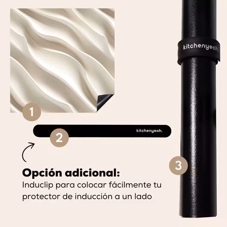 Protector de inducción - Diagonal - Ondas - Crema — 8