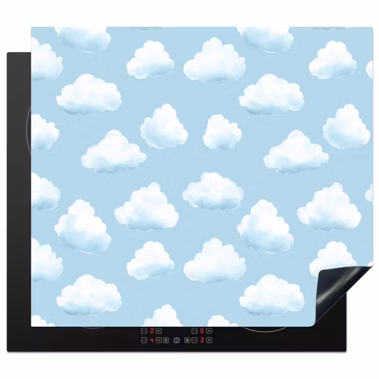 Protector de inducción - Nubes - Ilustración - Azul — 1