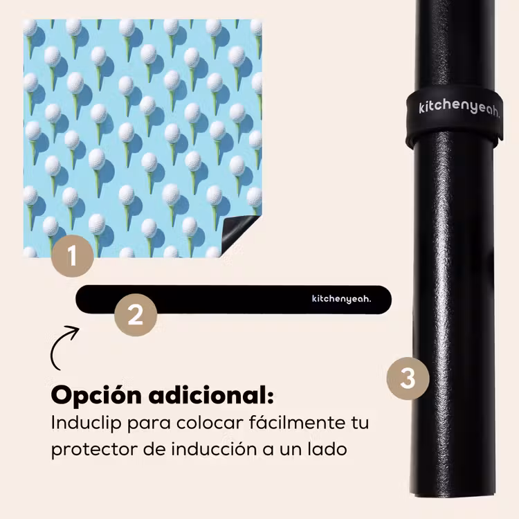 Protector de inducción - Golf - Bolas - Azul — 8